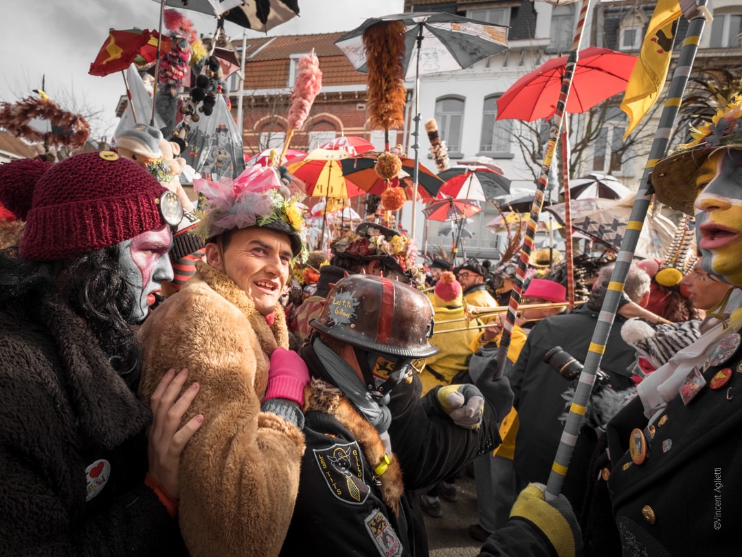 Un chahut de carnavaleux à Malo les Bains.