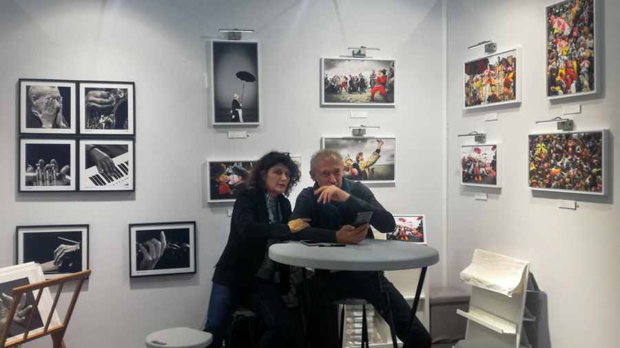 Vincent AGLIETTI et Sophie Le ROUX sont à quelques minutes de l'ouverture du salon ART3F de Bruxelles. Un brief s'impose.