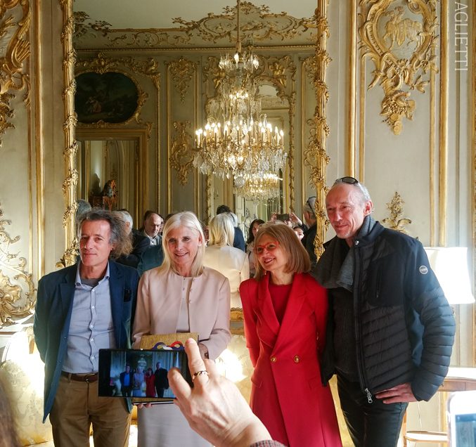 Présantation du livre L'italia del Pére-Lachaise à l'Ambassade d'Italie à Paris.