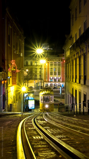 Elevador de Gloria Quartier central de Lisbonne