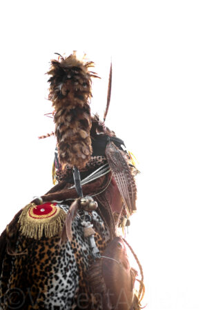 Carnavaleux en costume de hussard à Malo-les-Bains