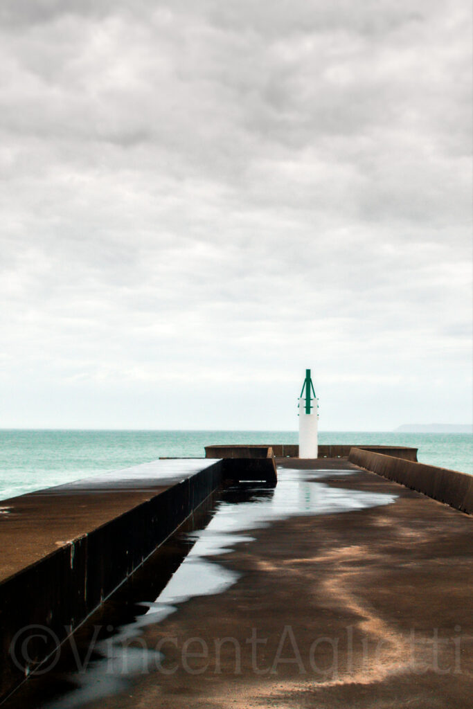Jetée de Diélette après l’orage dans le Cotentin